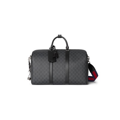 GUCCI GG BLACK MEDIUM DUFFLE BAG 792074 (45*30*24.5cm)